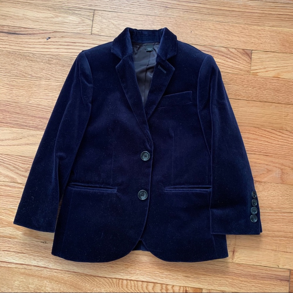 Crewcuts Boys' Ludlow blazer in velvet